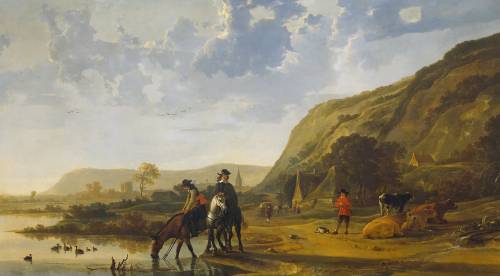 Aelbert_Cuyp_-_Rivierlandschap_met_ruiters_-_Google_Art_P...