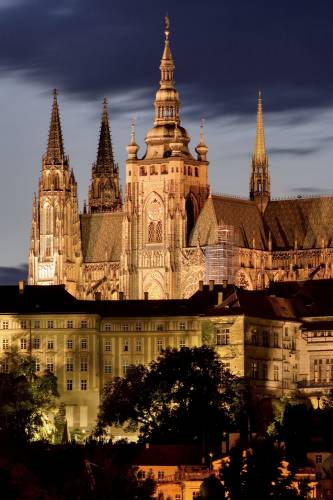 Замок в Праге, ночь #32260849